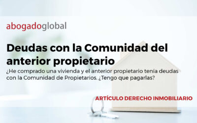Deudas con la comunidad del anterior propietario
