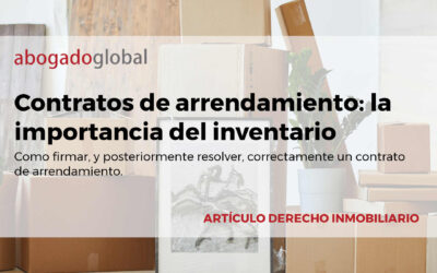 Contratos de arrendamiento: la importancia del inventario
