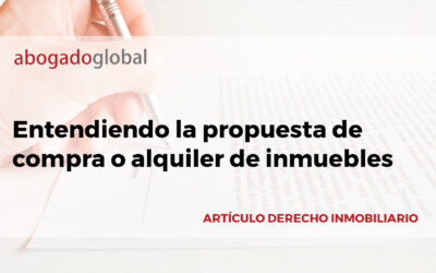 Entendiendo la propuesta de compra o alquiler de inmuebles