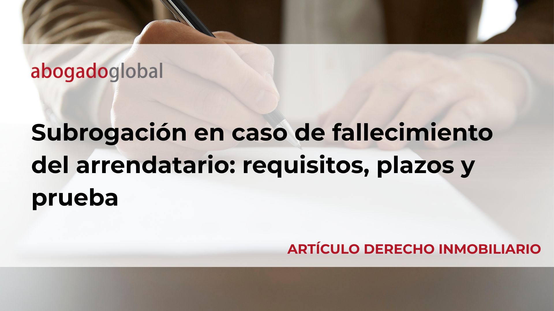Subrogación en caso de fallecimiento del arrendatario: requisitos, plazos y prueba Subrogación en caso de fallecimiento del arrendatario: requisitos, plazos y prueba